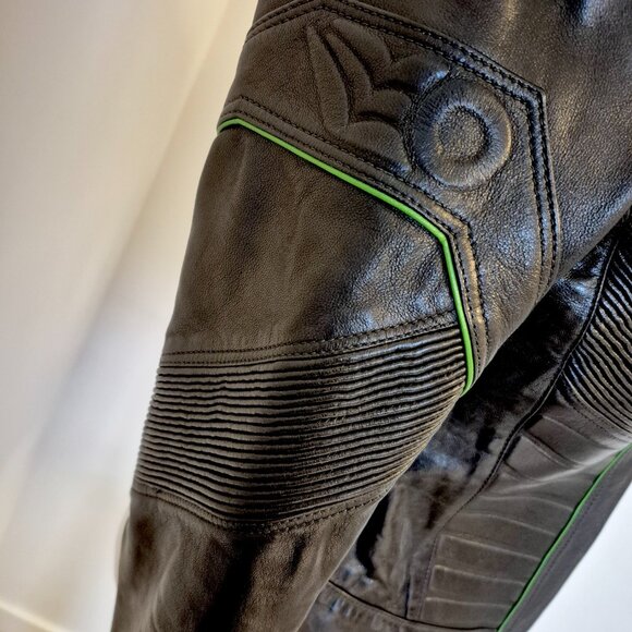 Custom Embossed Leather Jacket with Praying Eagle Claws by Oceandrive Leather - Picture 5 of 15